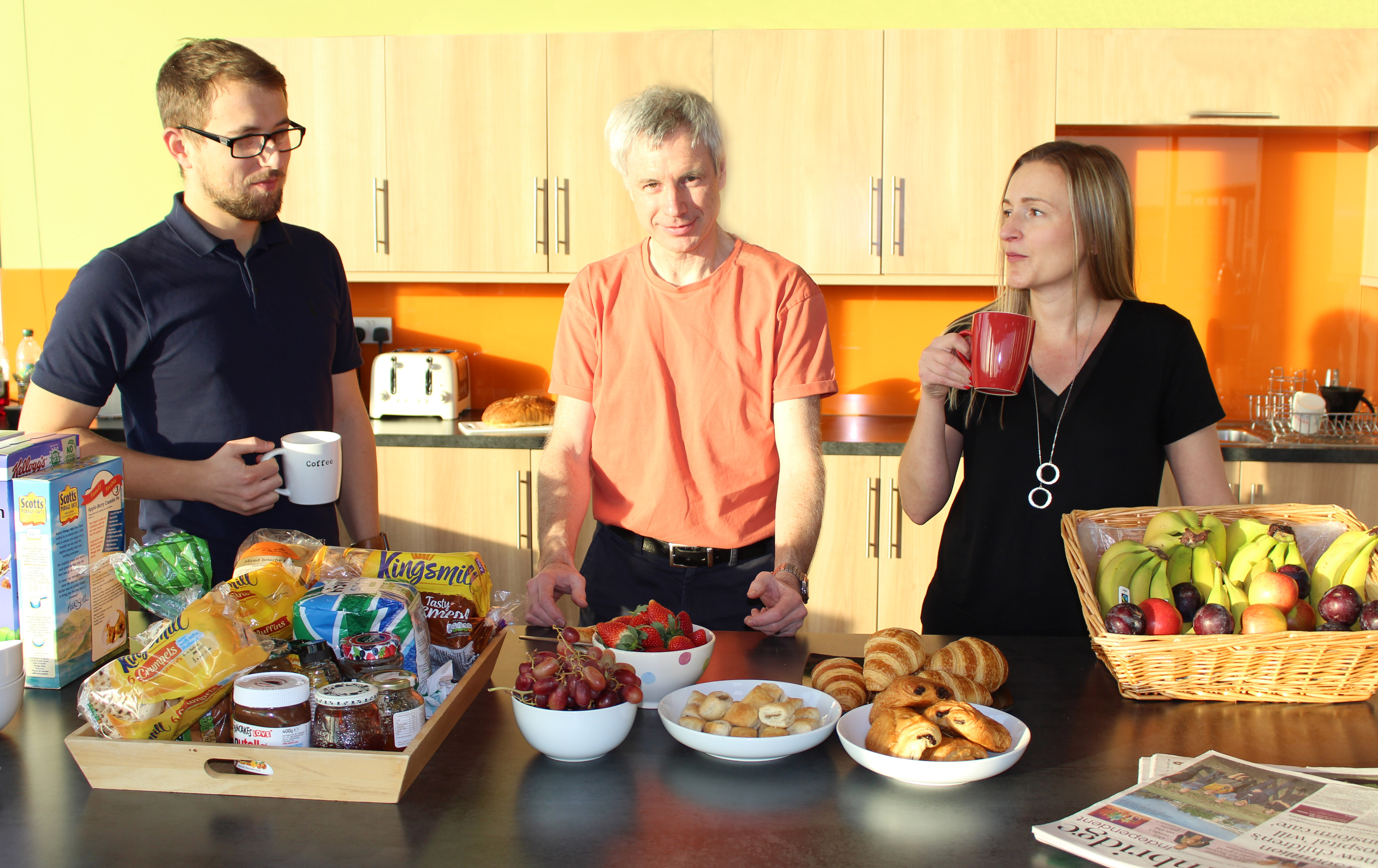 Breakfast in the Global Graphics Software kitchen