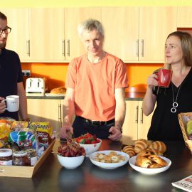 Breakfast in the Global Graphics Software kitchen